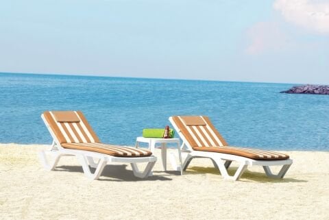 Şezlong Minderi Çizgili