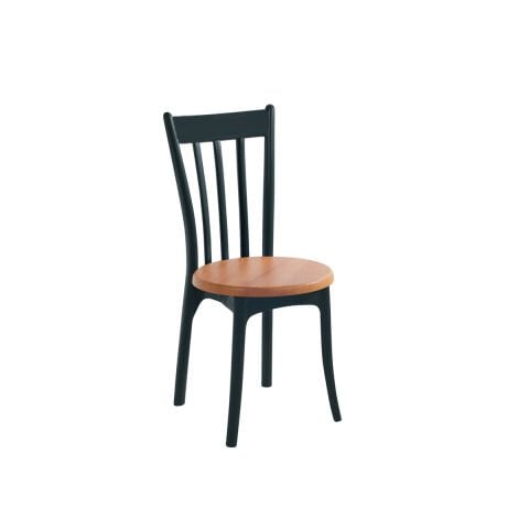 Antik Sandalye Yeşil - Ahşap Oturma Fontu