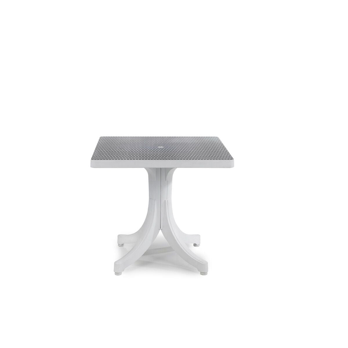 Diva Masa 80x80 Beyaz Rattan