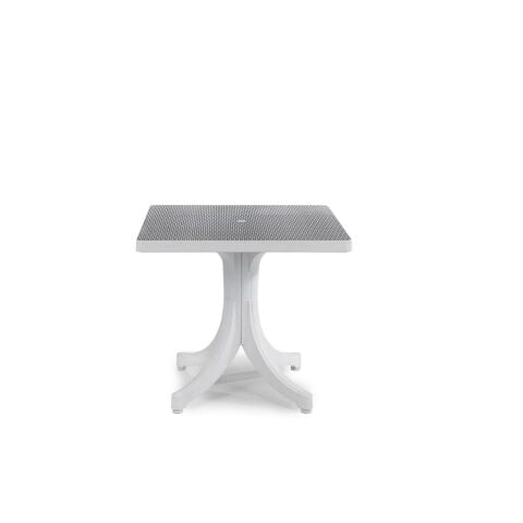 Diva Masa 80x80 Beyaz Rattan